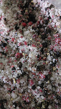 Fleur de sel baies roses et poivre sauvage